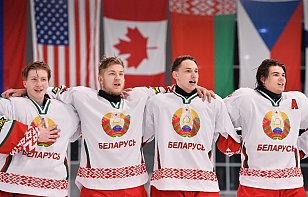 На чемпионате мира сборная Беларуси U18 разгромила швейцарцев. В активе Рогача один «ассист»