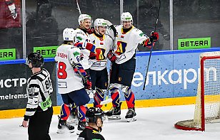 Дубль Кунишникова и идеальная командная игра. «Лида» на выезде уверенно победила «Гомель»